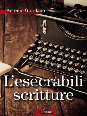 cover image of L'esecrabili scritture